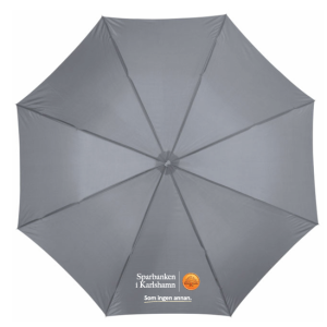 Lisa 23" automatiskt paraply med trähandtag